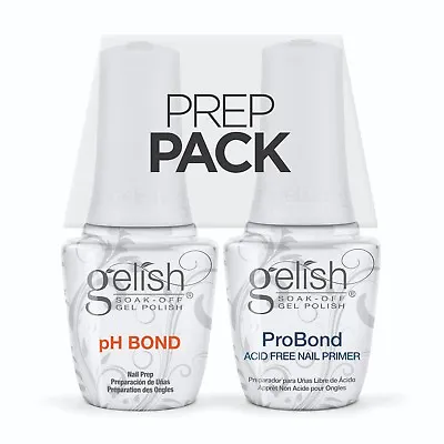 Harmony Gelish Prep Pack PH Bond (Dehydrator) + ProBond Acid Free Nail Primer • $8.99