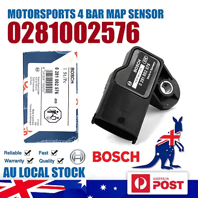 Oem Genuine Bosch 0281002576 Motorsports 4 Bar Map Sensor For Turbo Custom Boost • $52.39