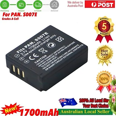 Battery For Panasonic CGA-S007E DMW-BCD10 Lumix DMC-TZ11 TZ15 TZ1 TZ3 TZ4 TZ5 • $15.10