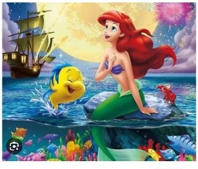 $13.95 • Buy Aus Seller..DIY 5D DIAMOND PAINTING...THE LITTLE MERMAID....30x40cm  Full Drill