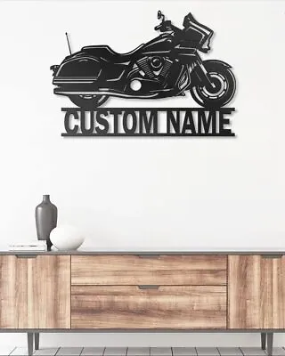 Motorbike Metal Sign Motor Custom Metal Sign Motorcycle Metal Art Garage Decor • $270.95