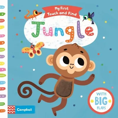 My First Touch And Find Jungle Children Early Learning Activity Book • £4.99