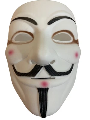 $8 • Buy V For Vendetta Mask Guy Fawkes Anonymous Hacker Halloween Party Mask Cosplay NEW
