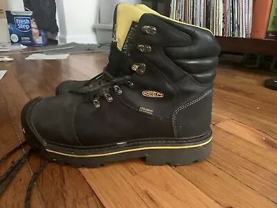 KEEN Utility Milwaukee Composite Toe Work Boot Men's Size 10.5 Black • $21.50