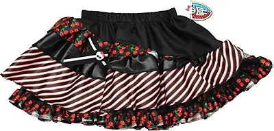 Monster High Girls Skirt - Black And Red Pettiskirt - 5 - 12 Years • $14.95