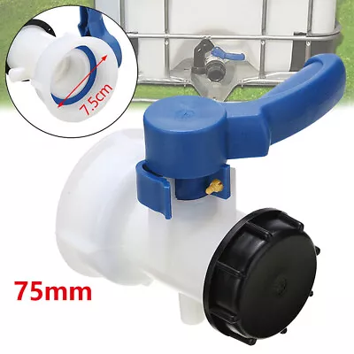 Butterfly Valve IBC Water Stillage Tank Replacement Tap Container 2  Outlets New • £13.99