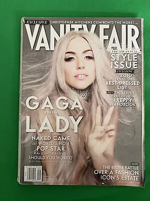 Vanity Fair Magazine September 2010 Lady Gaga #1 Pop Star • $15.95