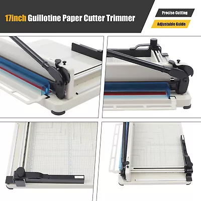 Large Guillotine Paper Card Trimmer Cutter Heavy Duty Photo Cutter Home Office  • £158.86