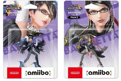 Nintendo Amiibo Bayonetta  Player 2 Set (Super Smash Brothers) JAPAN NEW • $100.56