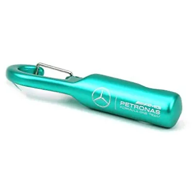 Mercedes Carabiner & Bottle Opener Keyring Green - F1 Fan Gift - Formula One • $16.17