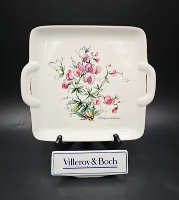 Villeroy & Boch BOTANICA 9  Square Handled Cake Plate MINT • $48.88