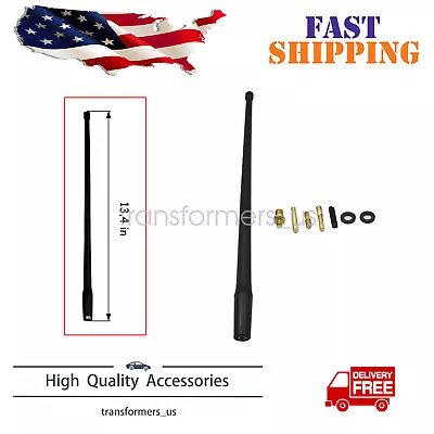 NEW 13  SHORT Custom Flexible Rubber Antenna Mast FITS FOR Dodge RAM 1994-2019 • $10.19