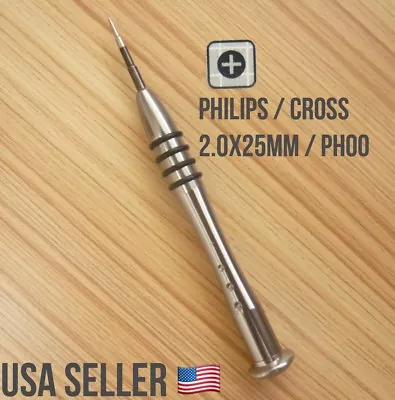 Premium Philips Cross Screwdriver 2.0mm PH#00 Apple Iphone MacBook Pro PC Laptop • $6.95