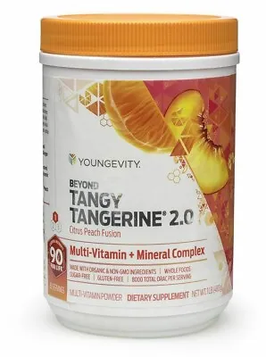 Youngevity Beyond Tangy Tangerine 2.0 Citrus Peach Fusion Multi-Vitamin& Mineral • £86.90