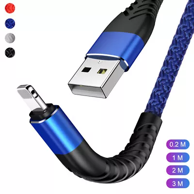 $8.48 • Buy Cable For IPhone 8 7 Plus X XR XS 11 12 13 14 Pro Max Charger Data Sync USB Cord