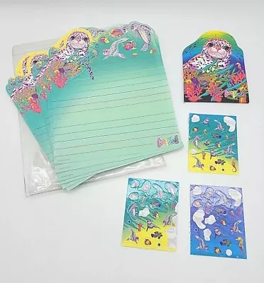 Vintage Lisa Frank Rainbow Reef Seal Box Stationary Stickers Mini Notepad 90s • $12.99