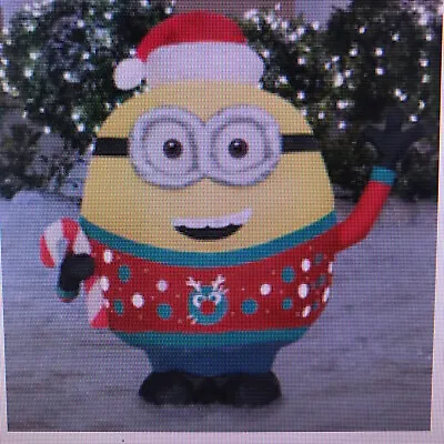 $57.99 • Buy Minions  OTTO  With Holiday Sweater 3.5ft Universal Blowup