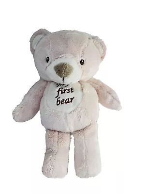 My First Bear Rattle Plush Stuffed Animal Super Adorable Beige Color Small • $15.98