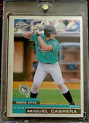 2000 Topps Chrome Traded & Rookies - #T40 Miguel Cabrera (RC) • $185
