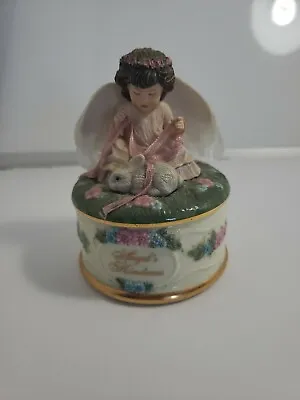 VINTAGE Angel Music Box “Angel’s Kindness” By Donna Brooks Collectible* • $11.95