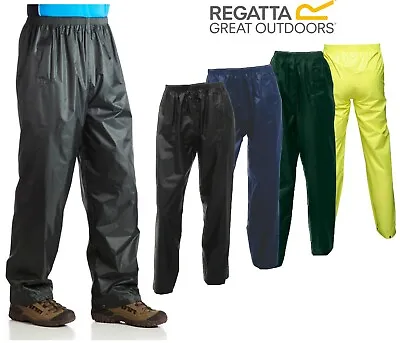 £12.99 • Buy Regatta Stormbreak Waterproof Rain Over Trousers Pants Work Hiking Walking S-3XL