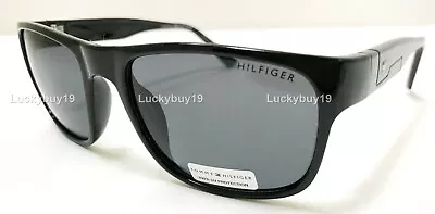 NWT Tommy Hilfiger Wilson Black Authentic Men Sunglasses Gift Idea /828/ NEW  • $34.90