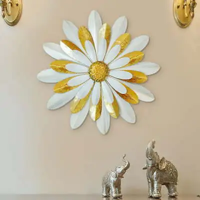 Large Size Rustic Metal Flower Wall Decor Wall Art For Home & Patio 20  • $48.29