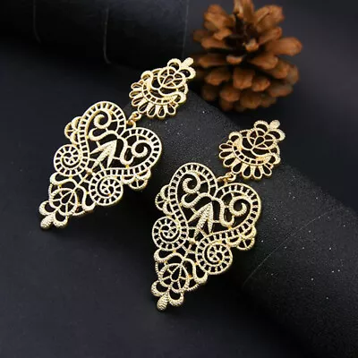  Earrings For Women Filigree Gypsy Fashion Ladies Perforation • $4.77