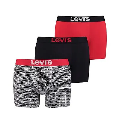 LEVI'S Men's Boxer Shorts Gift Box 3 995046001 Red • £50.38