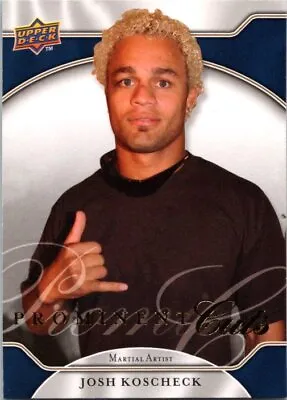 2009 UD Upper Deck Prominent Cuts #48 Josh Koscheck • $1