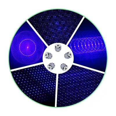5W High Power Blue Burning Laser Pointer Adjustable Visible Beam Dot Light 450nm • $34.79
