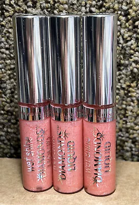 3 Maybelline Wet Shine Diamonds Liquid Lipcolor Lip Gloss~ RHINESTONE PINK~ Rare • $29.99