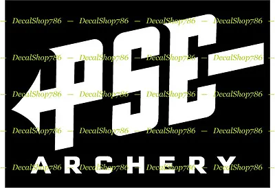 $5.25 • Buy PSE Archery - Hunting Bows & Outdoor Sports - Vinyl Die-Cut Peel N' Stick Decal