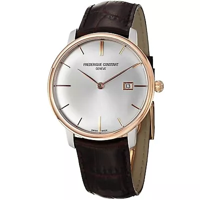 Frederique Constant FC-306V4STZ9 Men's SlimLine Silver-Tone Dial Automatic Watch • $1483.35