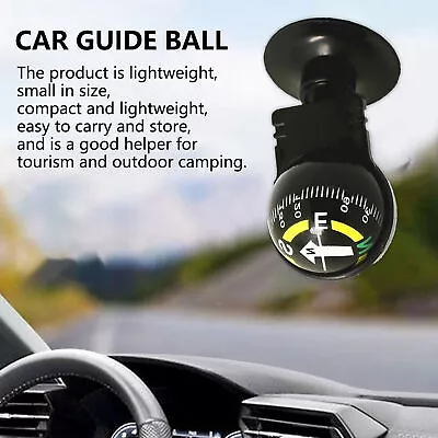 Adjustable Car Vehicle Dashboard Navigation Compass Ball For Boat Marine Truck • $7.47