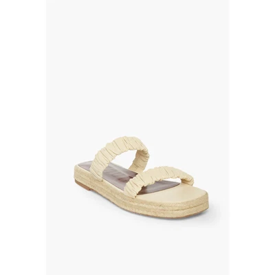 $120.59 • Buy Staud Cream Maya Espadrille Open Toe Sandals Size 42