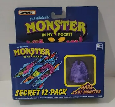 Vintage 1990 Matchbox Monster In My Pocket 12 Pack Original Box New Open Box • $108.50