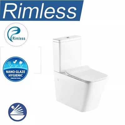 Rimless Toilet Suite Hygiene Flush - P Or S Trap Soft Close WELS New • $210