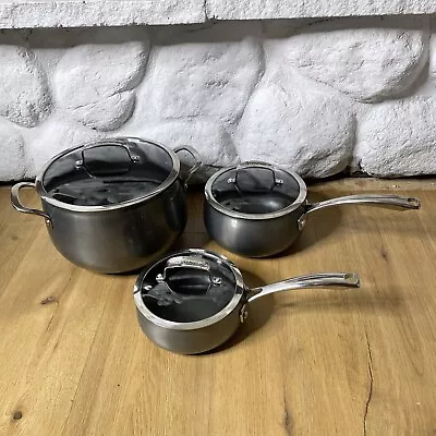 Belgique 8 Qt 3 Qt 1.5 Qt Non Stick Lot Excellent Condition Pots Pan With Lids • $9.99