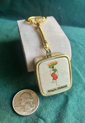 Music Box Keychain Virgin Island Vintage 1970s Works Lara's Theme Sankyo Works • $45.95