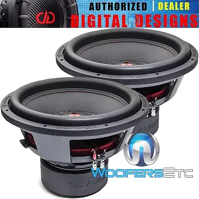 (2) DD AUDIO 715d-D2 15  SUBS 3600W DUAL 2-OHM CAR SUBWOOFERS BASS SPEAKERS NEW • $798