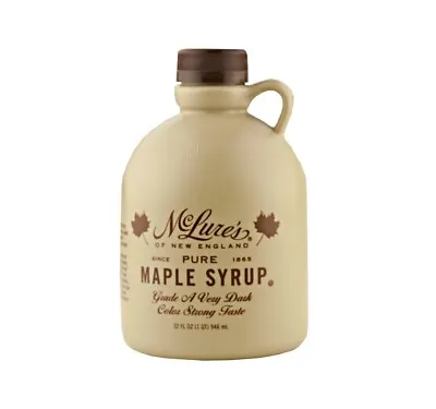 McLure's Very Dark Maple Syrup (6) 32 Oz Containers Free Shipping • $149.95