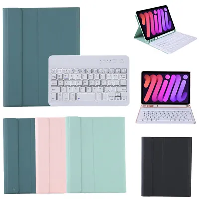 Wireless Bluetooth Keyboard Pencil Holder Case Cover For IPad Mini 6 6th Gen 8.3 • £27.98