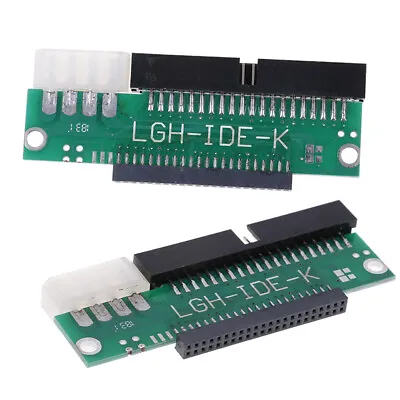 3.5 IDE Male To 2.5 IDE Female 44 Pin To 40 Pin SATA Converter Adapter C-y T. DS • £6.17