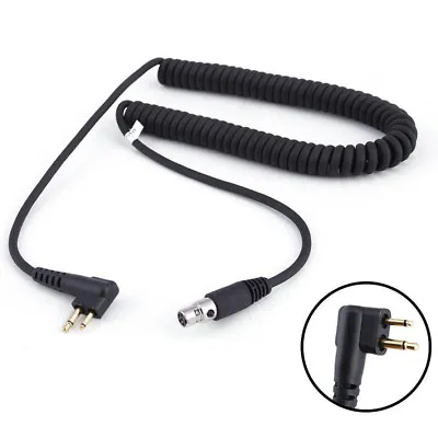Motorola 2 Pin Headset Adapter Cable Coiled Cord Rugged Radios Racing Heavy Duty • $28.99