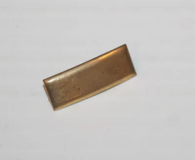 Vintage WWII Army US Military 2nd Lieutenant Rank Pin Brass Bar Lapel Collar • $6.99