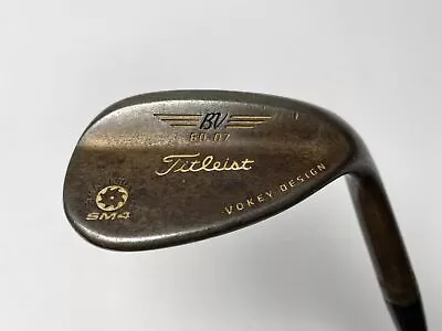 Titleist Vokey Spin Milled SM4 Oil Can 60* 7 True Temper DG S300 Stiff Steel RH • $41.99