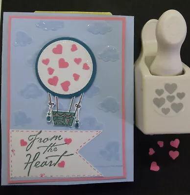  RARE Martha Stewart CONFETTI HEARTS DOUBLE PUNCH Love Wedding Valentines NIB • $32.99