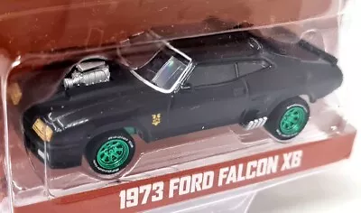 Greenlight 1/64 Ford Falcon XB 1973 Mad Max V8 2021 Green Wheel Chase Model Car • $40.40