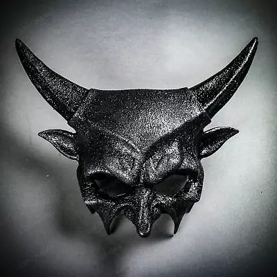 Halloween Demon Wide Horns Lucifer Satan Masquerade Party Men And Women Mask • $45